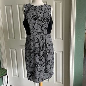 The Limited Patterned Black Dress